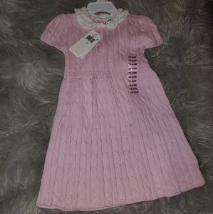 BNWT Ralph Lauren 18-24 months  knit Pink Dress